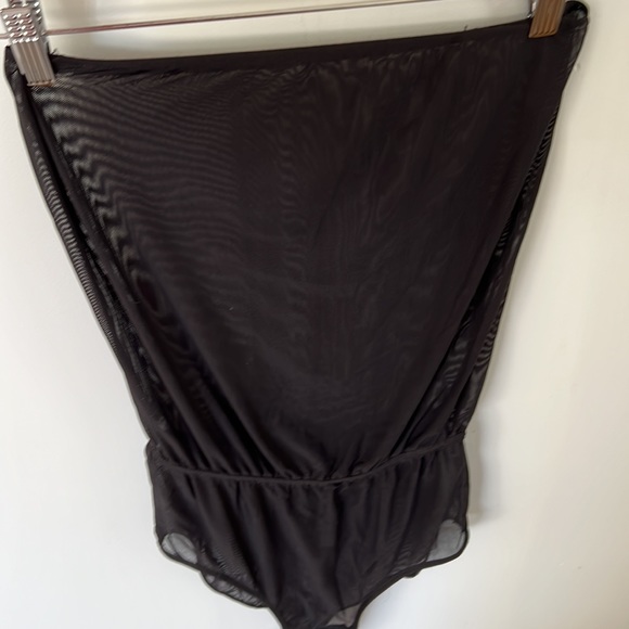 American Apparel Black Transparent Bodysuit - Picture 7 of 7
